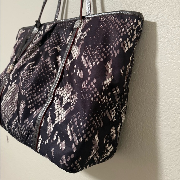 Brighton Snake Printed Nylon Tote - Picture 6 of 8